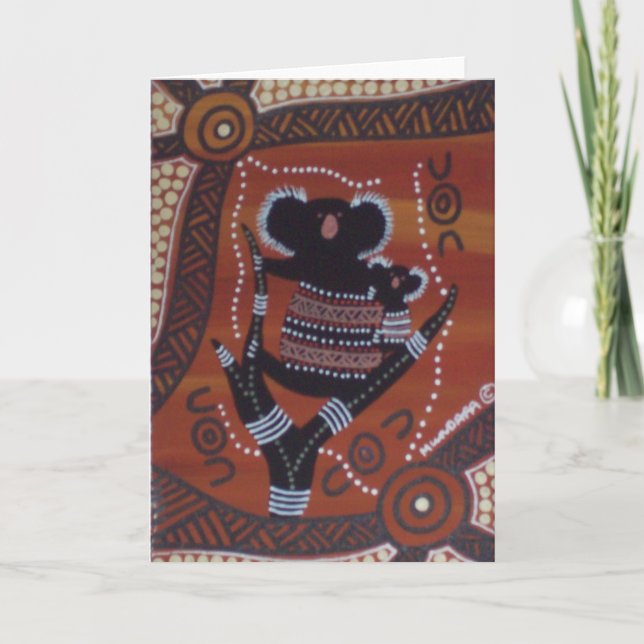 Koala Dreaming Card with Dreamtime Story (Front)