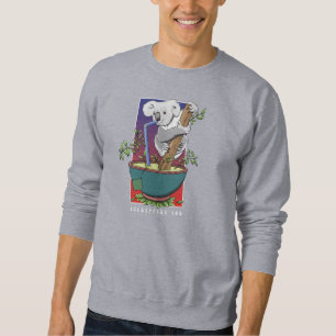 Koala Drinking eucalyptus tea Sweatshirt