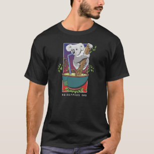 Koala Drinking eucalyptus tea T-Shirt