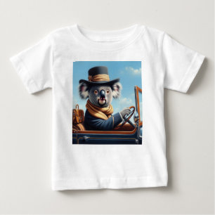 Koala Driving Baby T-Shirt