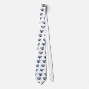 Koala emoji tie