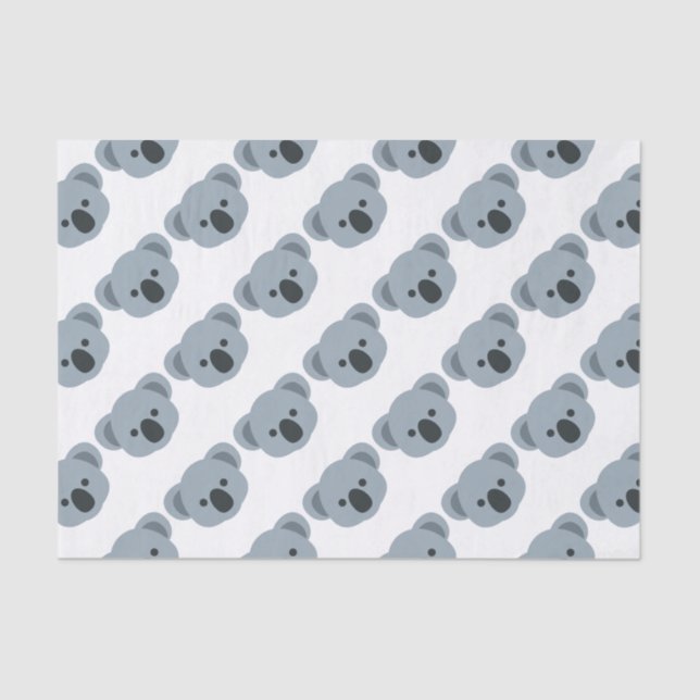 Koala emoji tissue paper (Front)