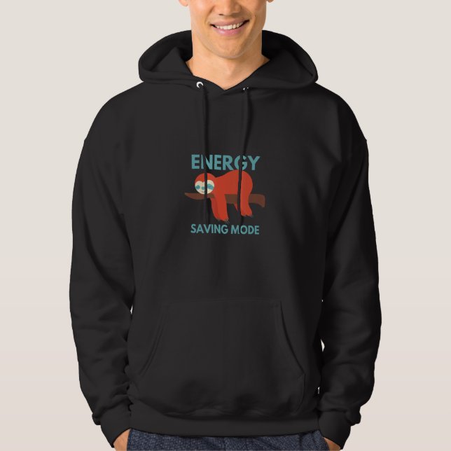 Koala Energy Saving Mode   Relax in Style Hoodie (Front)