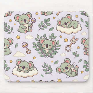 Koala Eucalyptus Baby Shower Mousepad