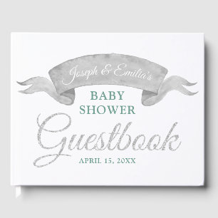 Koala & Eucalyptus Gray Baby Shower Guestbook