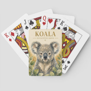 Koala Eucalyptus Grove Wildlife Playing Cards