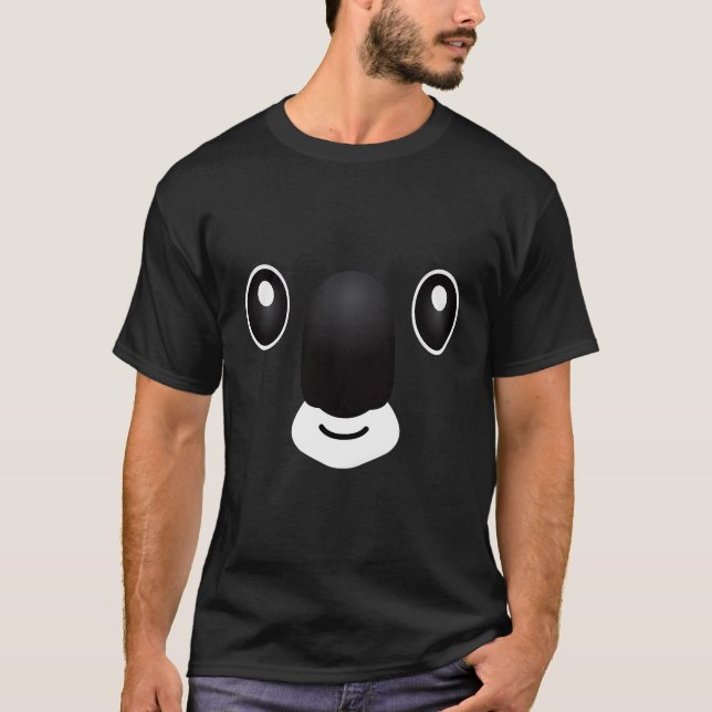 Koala Face Sweater Cute Emoji Design (Front)