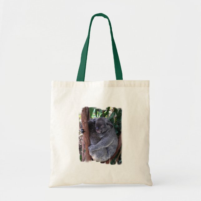 Koala Family Small Canvas Bag (Front)