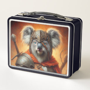 Koala Fantasy Warrior Metal Lunch Box
