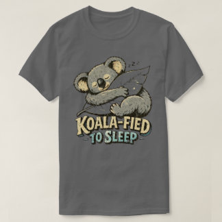 “Koala Fed to Sleep” Sleepy Koala design  T-Shirt