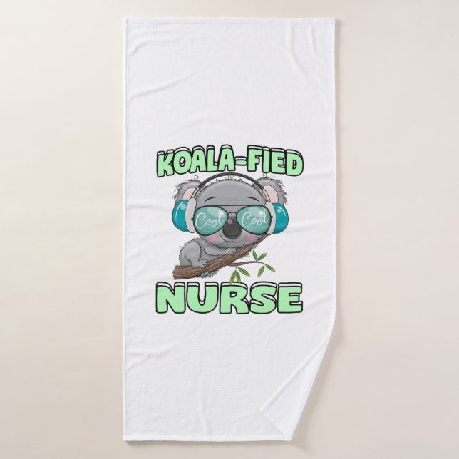 Koala-fied Nurse  Bath Towel (Bath Towel)