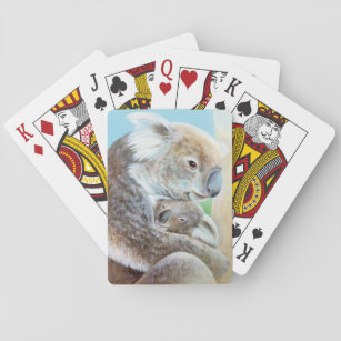 Koala fine art playing cards