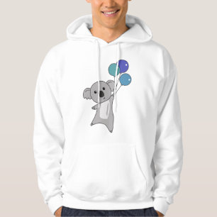 Koala Flies With Balloons Sweet Animals kids Hoodie