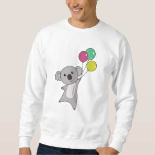 Koala Flies With Balloons Sweet Animals kids Sweatshirt
