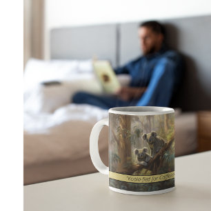 Koala Forest Dreams, custom Coffee Mug
