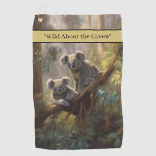 Koala Forest Dreams customisable Golf Towel