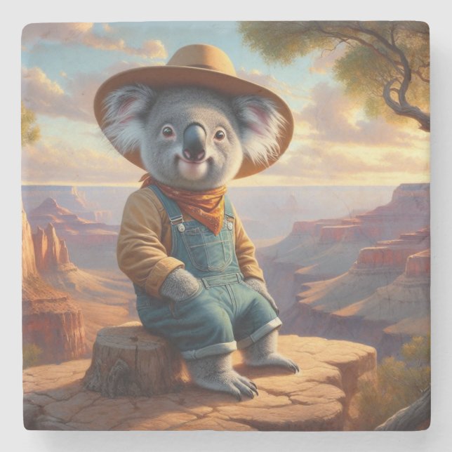 Koala Grand Canyon Stone Coaster (Front)