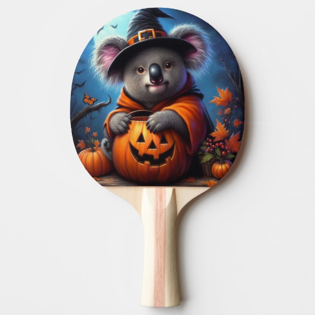 Koala Halloween Costume Ping Pong Paddle (Front)