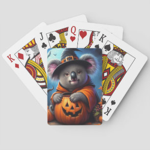 Koala Halloween Costume Playing Cards