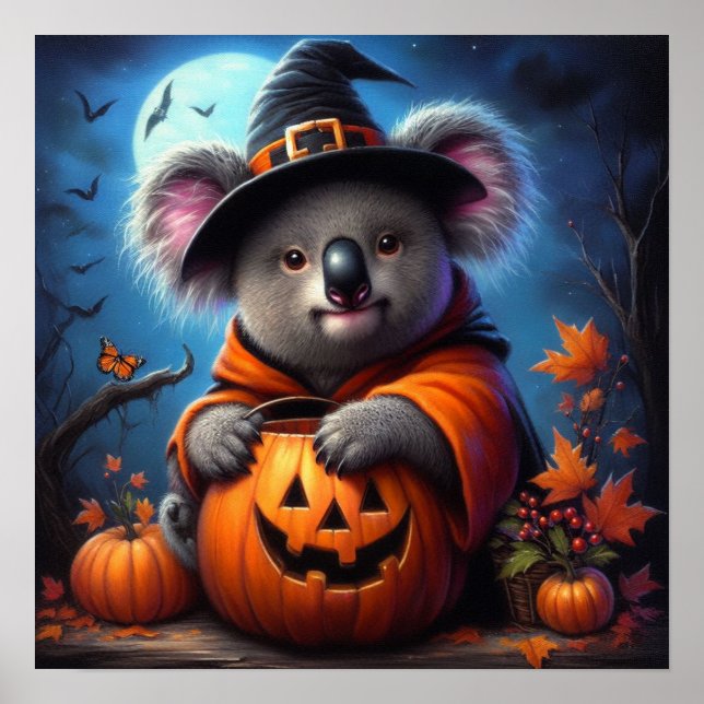 Koala Halloween Costume Poster (Front)