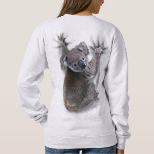 Koala Hang On Back Cute Bear Australia Animal Sweatshirt