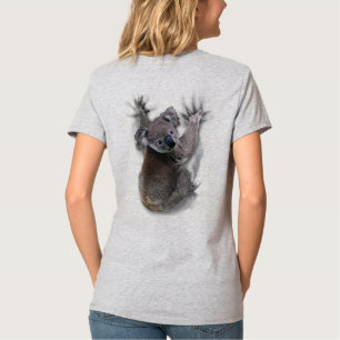 Koala Hang On Back Cute Bear Australia Animal T-Shirt