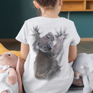 Koala Hang On Back Cute Bear Australia Animal T-Shirt