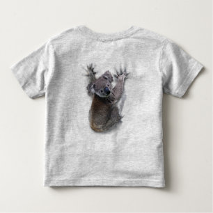 Koala Hang On Back Cute Bear Australia Animal Toddler T-Shirt