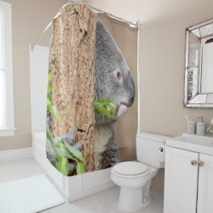 Koala Headshot Shower Curtain