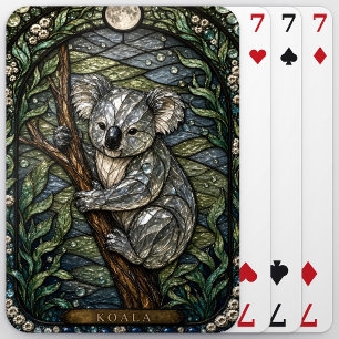 Koala High Canopy Illumina Stained Glass Playing Cards