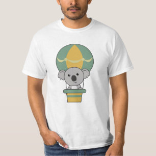 Koala Hot Air Balloon Rides Balloon Cute Koalas T-Shirt