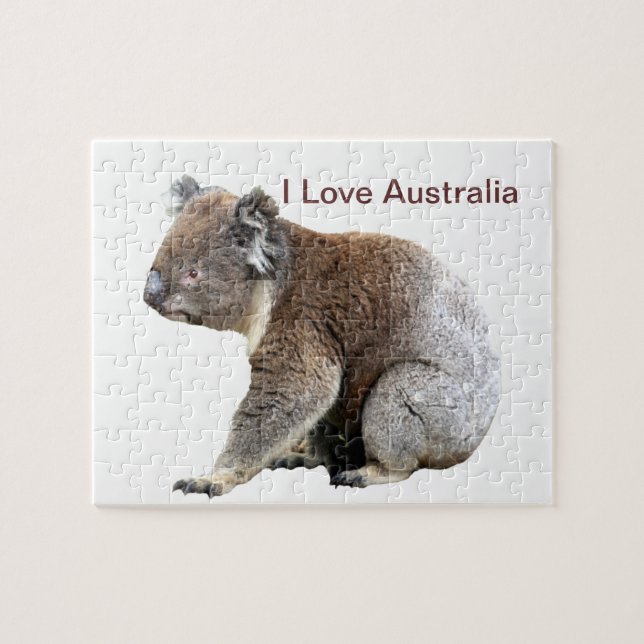 Koala I Love Australia Jigsaw Puzzle (Horizontal)