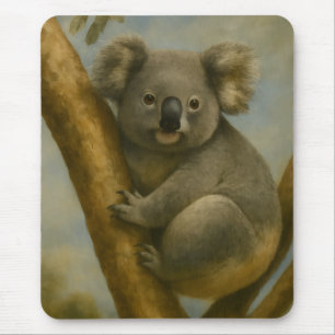 Koala in Quiet Light Mouse Pad