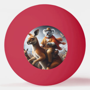 Koala Kangaroo Rider Ping Pong Ball