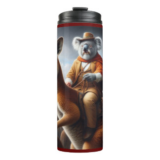 Koala Kangaroo Rider Thermal Tumbler