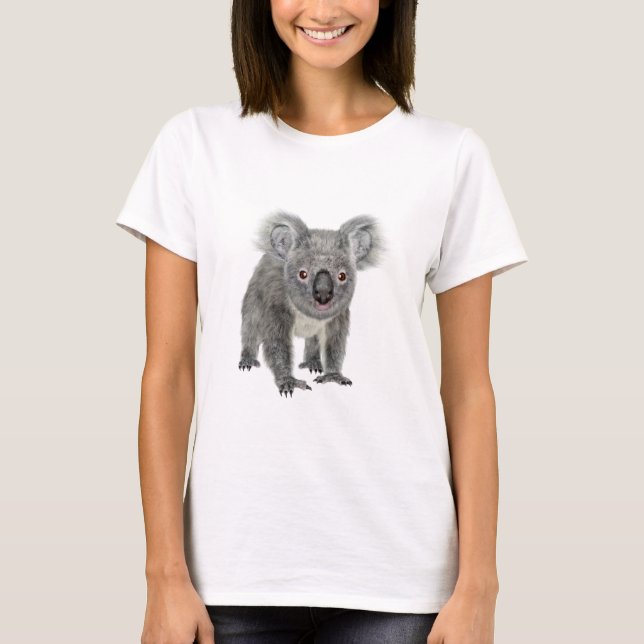 Koala Looking Forward T-Shirt (Front)