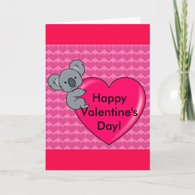 Koala Love Holiday Card (Front)