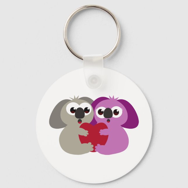 Koala Love Key Ring (Front)