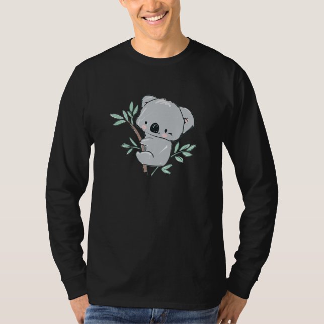 Koala love koala cute animals T-Shirt (Front)