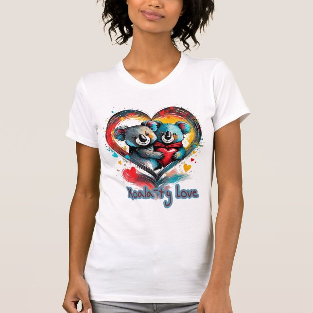 KOALA LOVE PLAYERA T-Shirt (Front)