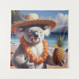 Koala Luau Tapestry