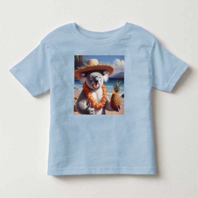 Koala Luau Toddler T-Shirt (Front)
