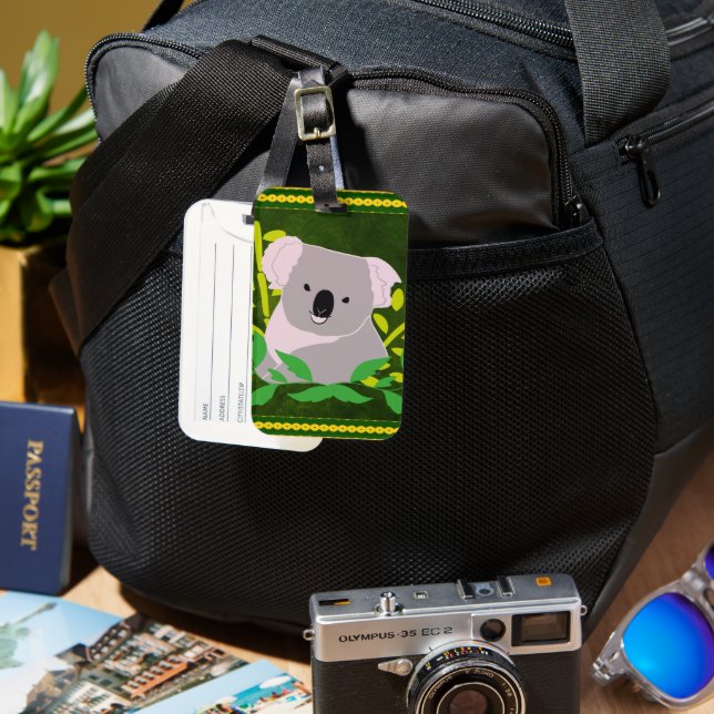 Koala Luggage Tag (Front & Back)