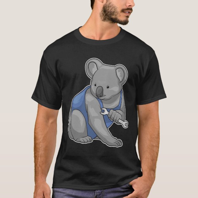 Koala Mechanic Tool T-Shirt (Front)