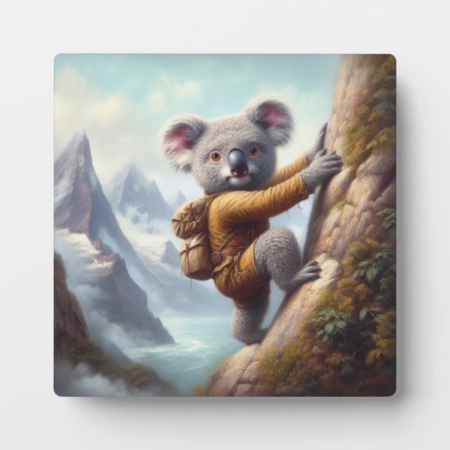 Koala Mountain Climbing Plaque (Front)