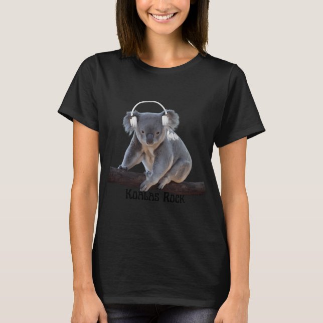 Koala Music Design T-Shirt (Front)
