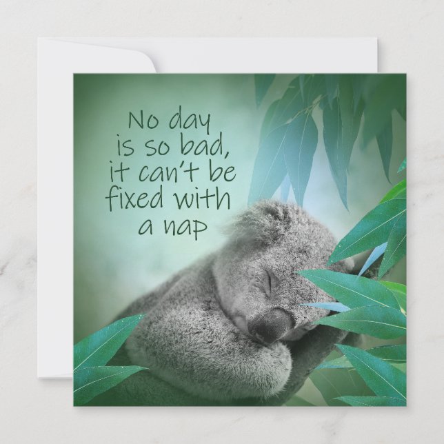 Koala Nap Card (Front)