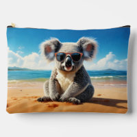 Koala on a sandy beach