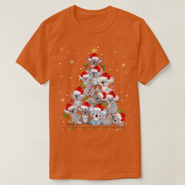 Koala Ornament Decoration Christmas Tree Tee Xmas  (Design Front)