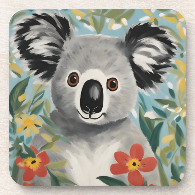 Koala Painting Coaster (Front)